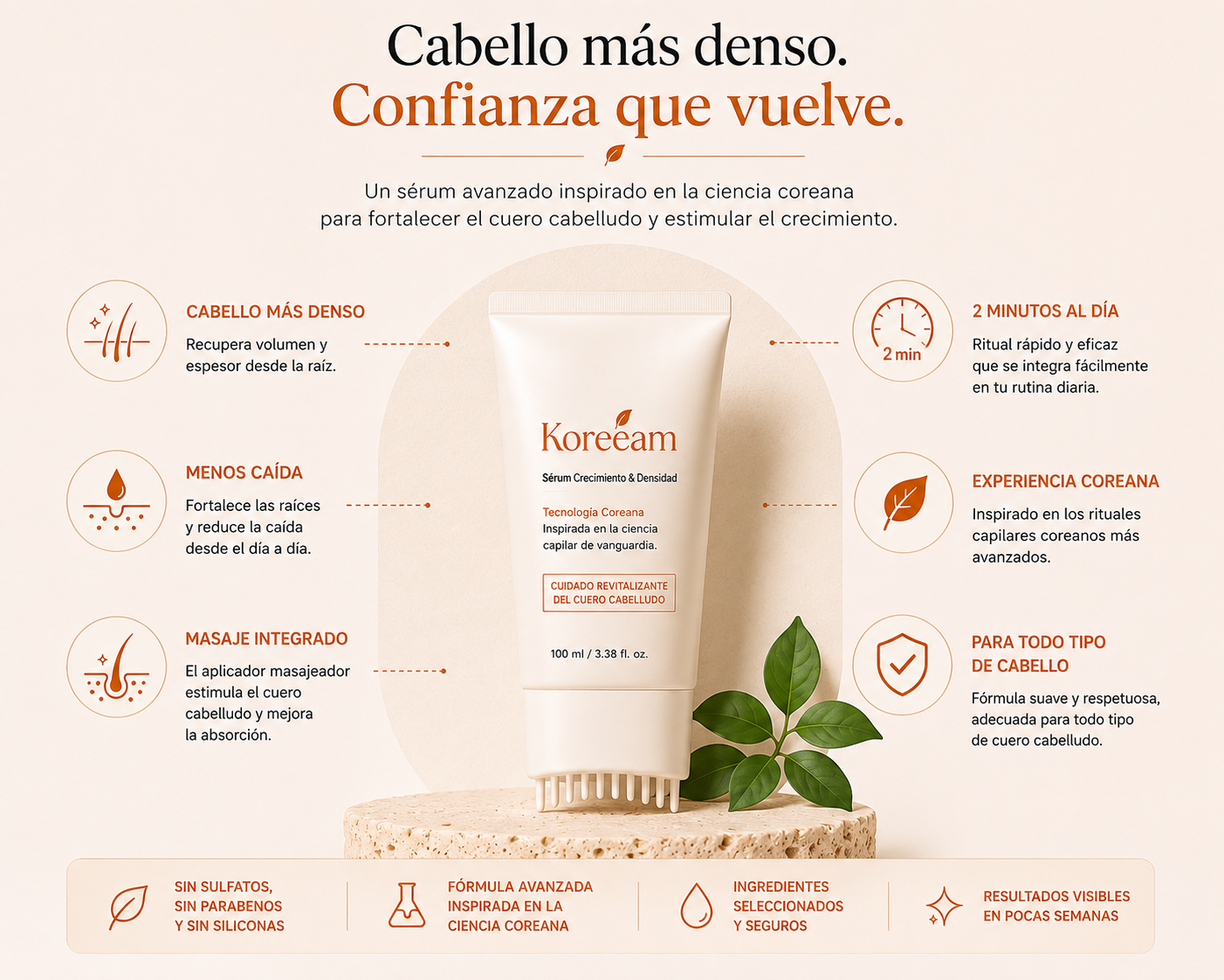 Sérum Capilar Koreeam