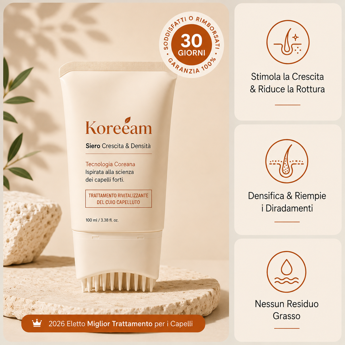 Siero per capelli Koreeam